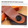 Kisangel 4 Set Metal Guitar Strap Locks Durable Locking Buttons