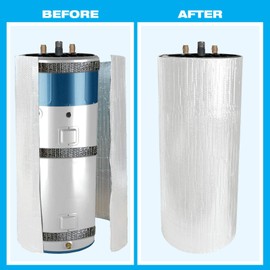 50 Gallon Tank NASATEK Reflective Foam Core Water Heater Jacket Insulation Kit