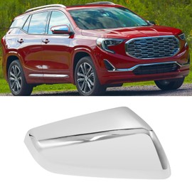 Moonlinks Compatible with Chevy Equinox 2018-2024/GMC Terrain 2018-2024 Right Side Mirror Cover Replacement, Chrome Right Passenger Side Rearview Mirror Cap Trim