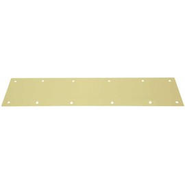Don-Jo KP-834 605 Polished Brass Display Packaged Kick Plate