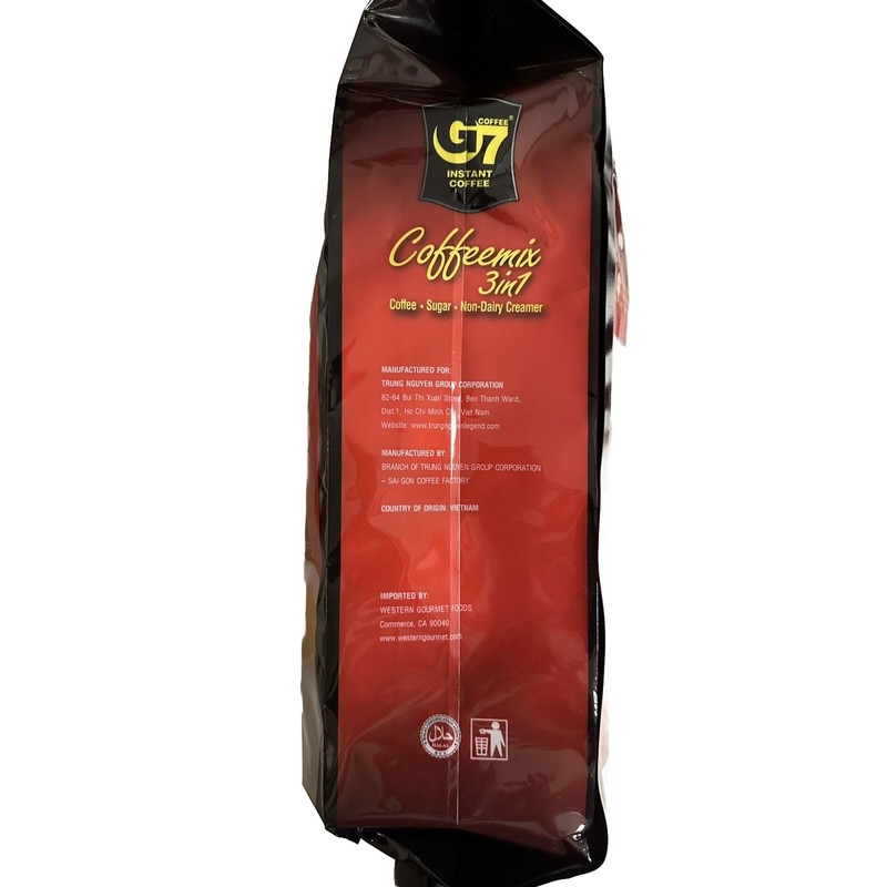 G7 Instant Coffee 3-In-1, Trung Nguyen - 120 packs -