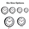 Roymnie Wall Clock 18 Inch Silent Non-Ticking Modern Clock Battery