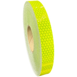 ORACAL 1"" Oralite V98 Lime Yellow Reflective Tape Sold in 5' 10' 20' & 30' Lengths Reflexite Orafol Prismatic Safety Tape (5' Feet)
