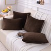 Simmore Decorative Throw Pillow Covers 20x20 Set of 2, Soft