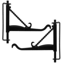 JOINPAYA 2 Pieces Miniature Dollhouse Hanging Plant Holder: Mini Frame Hooks Made of Alloy Micro Planter Lantern Hook Holder for Dollhouse Craft Decoration Accessories