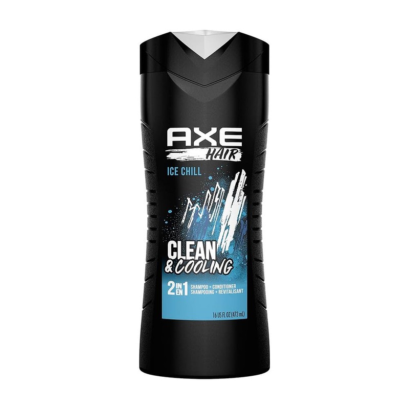 AXE Hair 2-in-1 Shampoo + Conditioner, Ice Chill, 16 oz