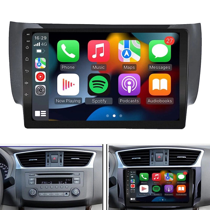Fortdows Apple CarPlay For 2012-2019 Nissan Sentra Sylphy Android 13