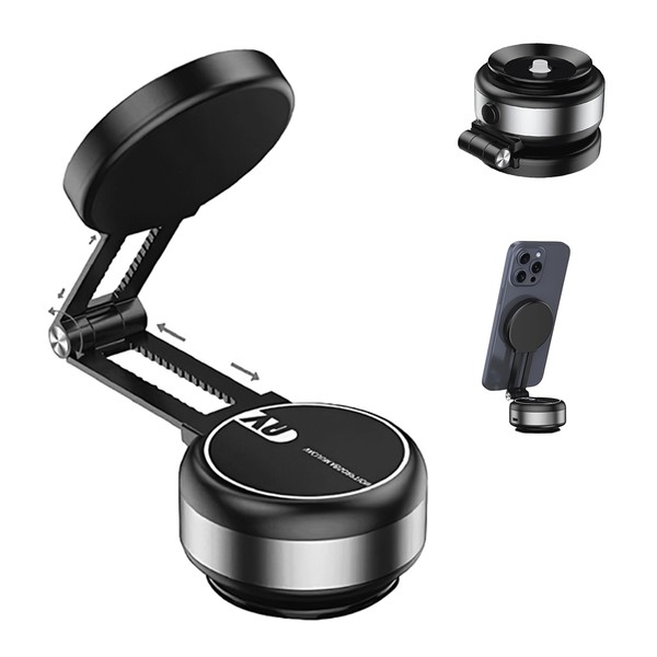 JOYYE Electric Vacuum Magnetic Phone Holder,Adjustable and Foldable Magnetic Car