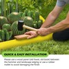Landscape Edging Kit, Galvanized Steel Edging Landscape Lawn Edging Powder