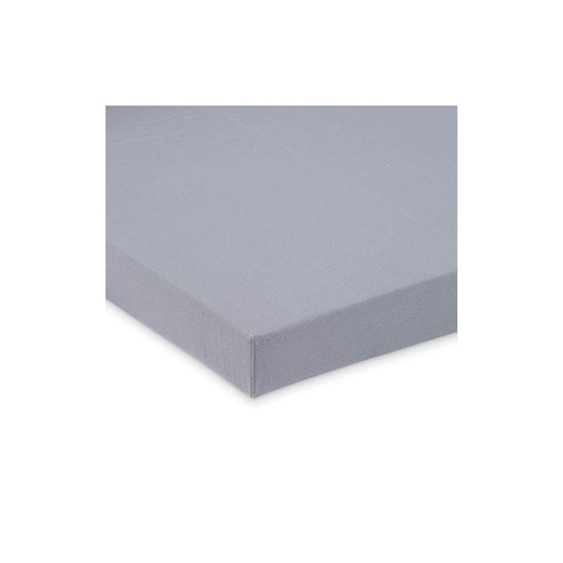 FabiMax 3671 Jersey Bassinet Fitted Sheet, Grey