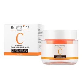GUOYAOLIFU Vitamin C Face Cream With Nicotinamide Hyaluronic Acid Vitamin C Cream Face Moisturizers For Women Brightening Cream to Reduce Uneven Skin Tone and Wrinkles, Antioxidant Firming Cream