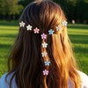 Padorul 20Pcs Mini Flower Hair Clips for Girls - Small