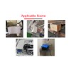 Fielect 1Pcs Project Box Junction Box IP65 Waterproof ABS Plastic