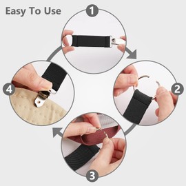 Buyless Fashion Hat Clip for Travel Elastic Fabric Friendly Hat Clip Luggage Hat Clips for Women Kids Hat Companion-CLP-H-8A