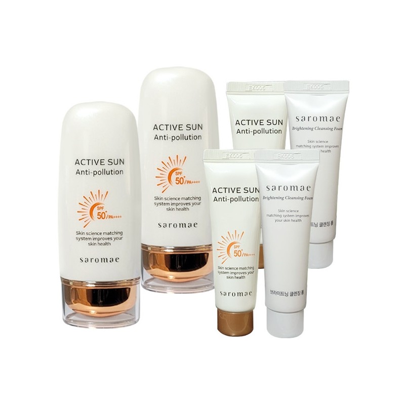 Saimdang Saromae Active Sun Anti-Pollution 70g Special Set (2 Pieces)/Sunscreen