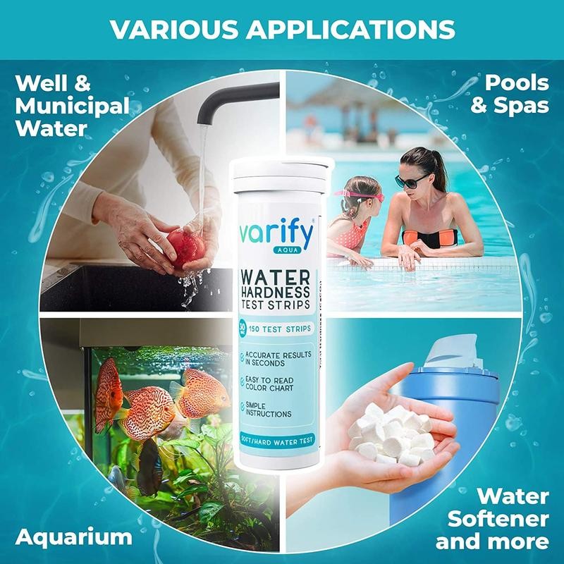 Varify Water Hardness Test Kit - 150 Hard Water Test