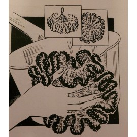 ANNE CABOTH, NEEDLECRAFT CORNER 5214 Vintage DUSTING CLOTH OR DISHCLOTH Patterns to CROCHET (Repro)