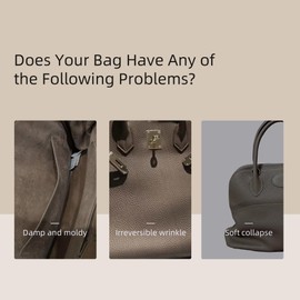 ZYZii Purse Pillow for Bolide 1923mini/21/25/27/30/31/35/45,Memory Foam Shaper Insert,Silky Bag Pillow for Luxury Handbag Tote(Bolide 1923mini,Champagne)