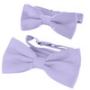 DonDon Father-son bow tie set in partner look, already tied