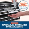 Everest Media Solutions EMS Full Patch Panel 24 Ports Foldable