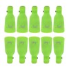Useful 10Pcs Plastic Acrylic Nail Art Soak Off Clip Cap