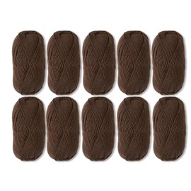 Knit Picks Wool of The Andes Worsted Weight 100% Wool Yarn (10 Balls - Chocolate)