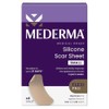 Mederma Hoja Silicona Grado Médico Cicatrices Pequeñas Pulgadas Unidades Lesiones