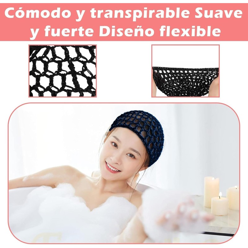 3 Piezas Red Para Cabello, Redecilla De Malla, Hair Nets