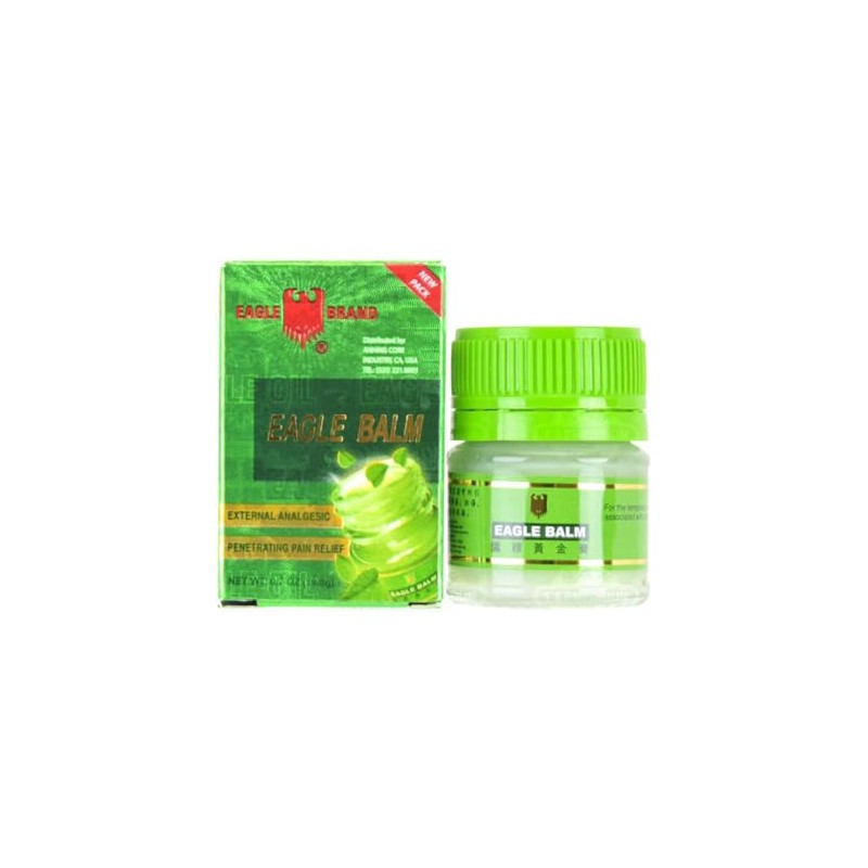 1 Pack - Twin Green Balm Essentail Oil - 2