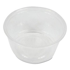 Boardwalk BWKPRTN2TS 2 oz. Polypropylene Souffle/Portion Cups - Clear (2500/Carton)