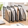 Metal Mesh Desk File Organizer for Documents and Books –