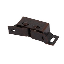 Aexit Cabinet Dresser Home Décor Door Metal Double Ball Roller Catch Brown Doorstops 47mm Length