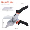 LeafLux Miter Shears for Wood Trim, Adjustable 45 to 135