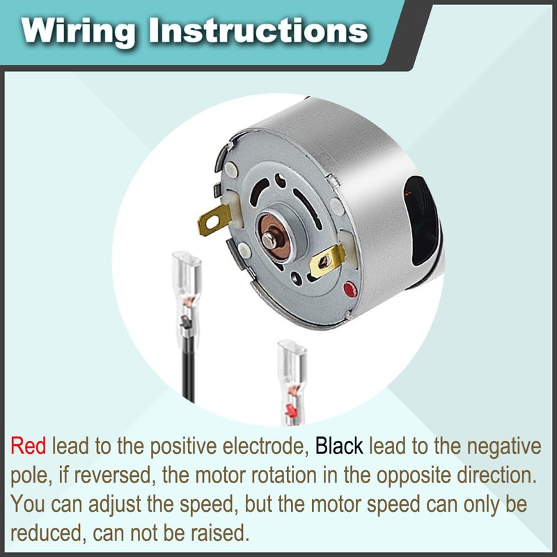 JYUDAUFU DC 12V 12RPM Gear Micro Motor High Torque Electric