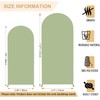 FANPROMS Wedding Arch Cover Set of 2 Sage Green Arch