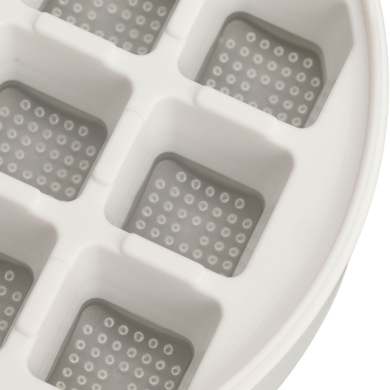 Ice Cube Tray 72 Cubes Storage Box Easy Press Large
