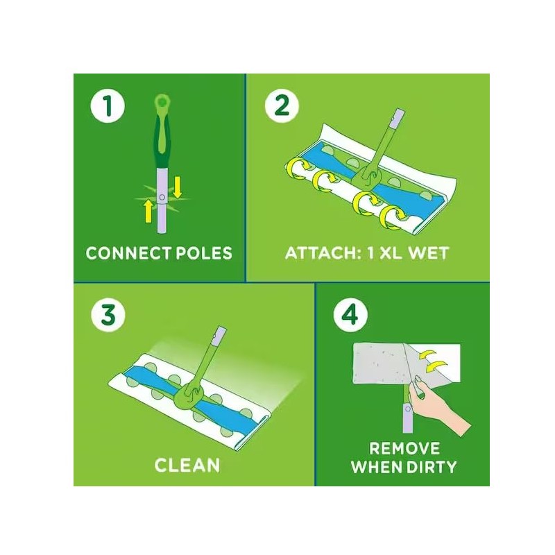 SWIFFER WET XL RFIL 12CT