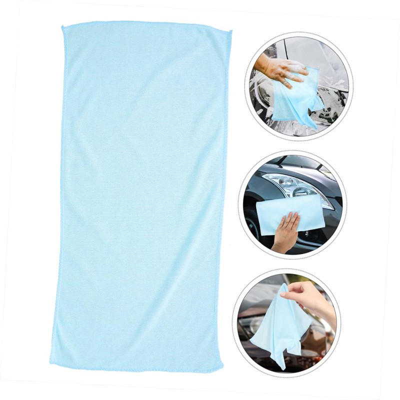 Alipis Microfiber Car Drying Towel Set 6pcs Gentle Car Cleaning