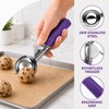 Ice Cream Scoop, Small Size Cookie Scoop with Trigger for