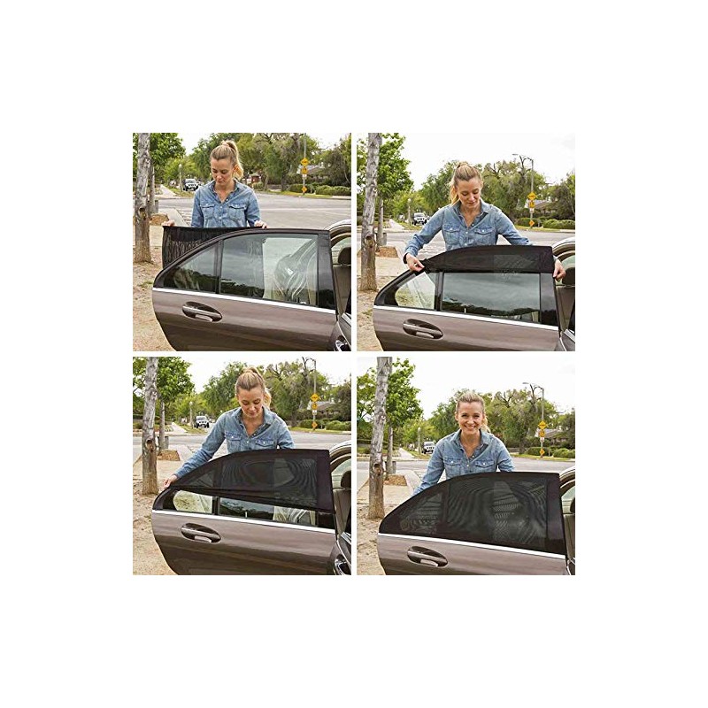 SHOP-STORY - Front & Rear Car Sun Visor (Pack of