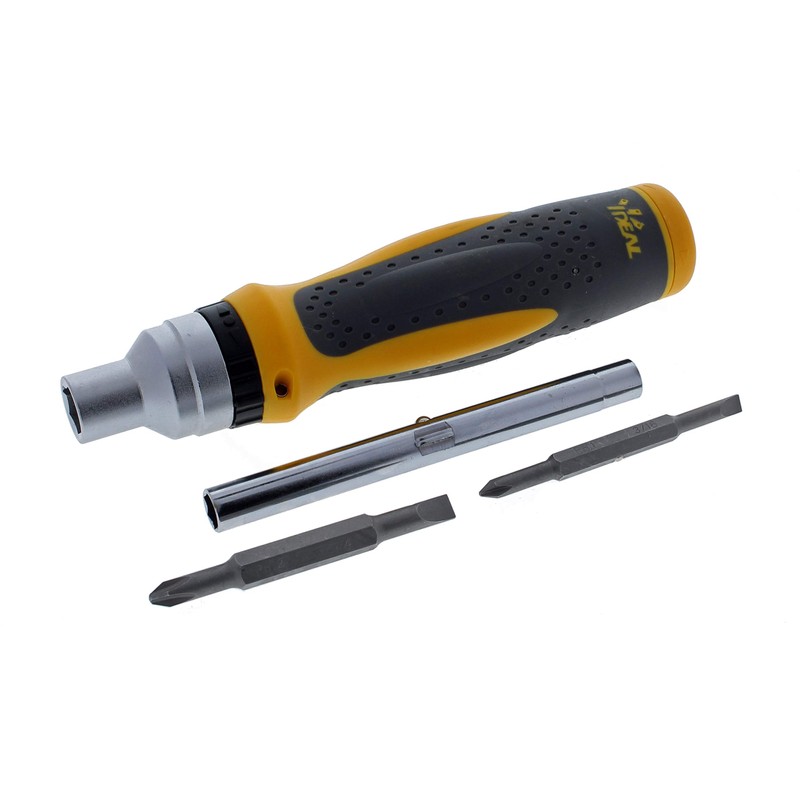 IDEAL Electrical 35-988 Ratch-A-Nut Screwdriver 9-In-1 Ratcheting Nut Driver with