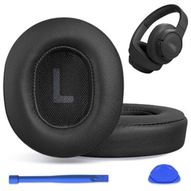 Replacement Ear Pads for JBL Tune 700BT, 710BT, 720BT, 750BTNC, 760NC, 770NC Wireless Over-Ear Headphones, Ear Cushions, Ear Cups Cover Repair Parts (Black)
