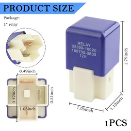 Starter Relay Replacement OEM# 28300-10020,4 Pin Relay Compatible with Lexus ES300 GS300 GS400 GS430 Toyota 4Runner Avalon for Starting The Car Engine,Professional Car Accessories Car Relay