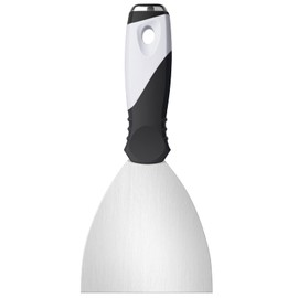 Mister Rui Putty Knife, 4 Inch Small Metal Putty Knife Scraper Tool for Wood, Stainless Steel Knife Paint Scraper with Hammer End, 4 Inch Paint Scraper Tool Taping Knife