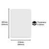 MR.R Sublimation Aluminium Sheet, Pack of 10, 0.22 mm, Matte