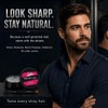 Clear Eyebrow Gel for Men with Dual-Ended Brush, Strong Hold