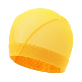 VIEW Swim Mesh Cap School Swimming Cap Swim Cap Yellow LL V8205 Y LL