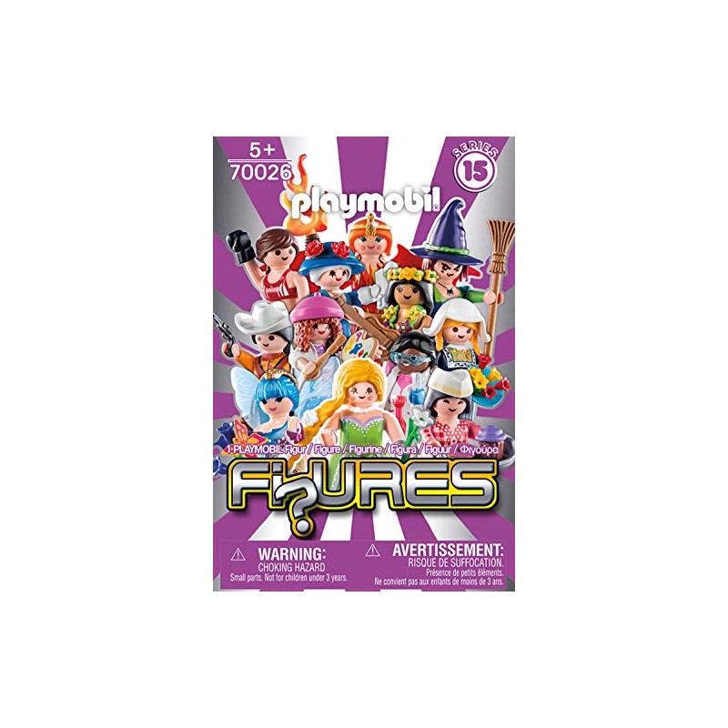 Playmobil 70026 Collectable Figures Series 15 - Girls, Fun Imaginative