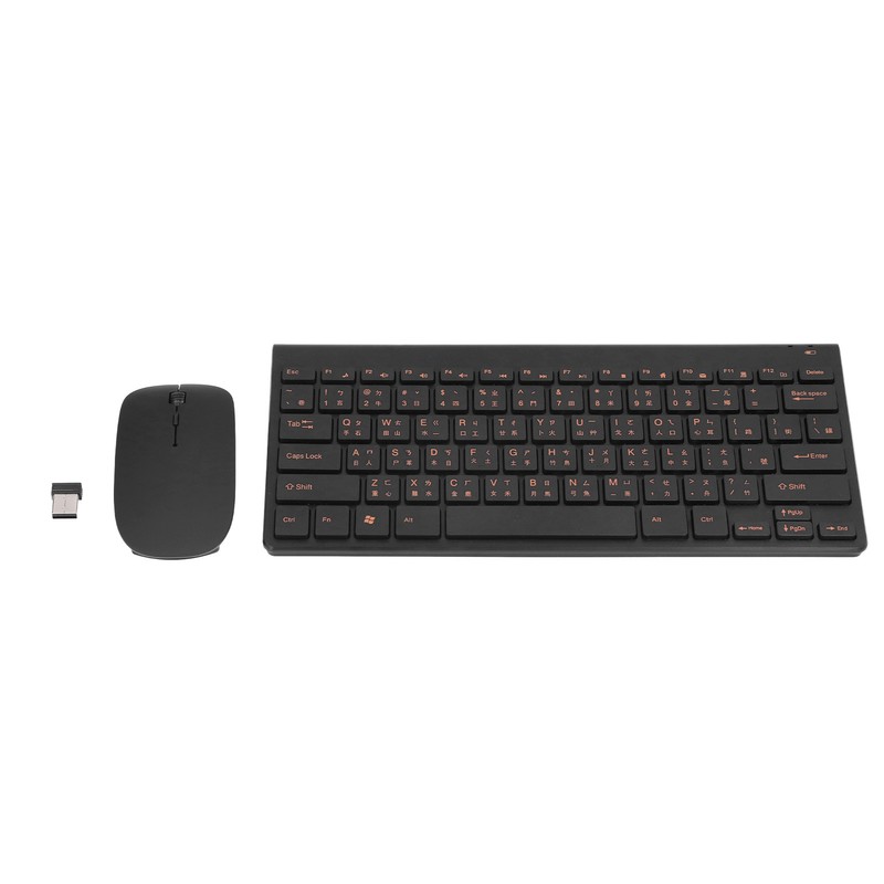 Chinese English Keyboard 78 Keys 2.4G Wireless Keyboard Mouse Combo