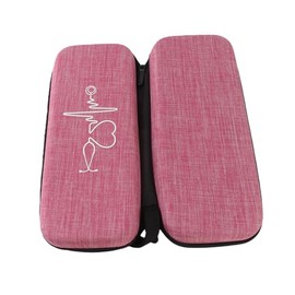 Funda para Estetoscopio, Estuche para Estetoscopio, Bolsa de Almacenamiento de Estetoscopio de Choque Simple, Caja Organizadora de Estetoscopio Portátil EVA (Rosa)